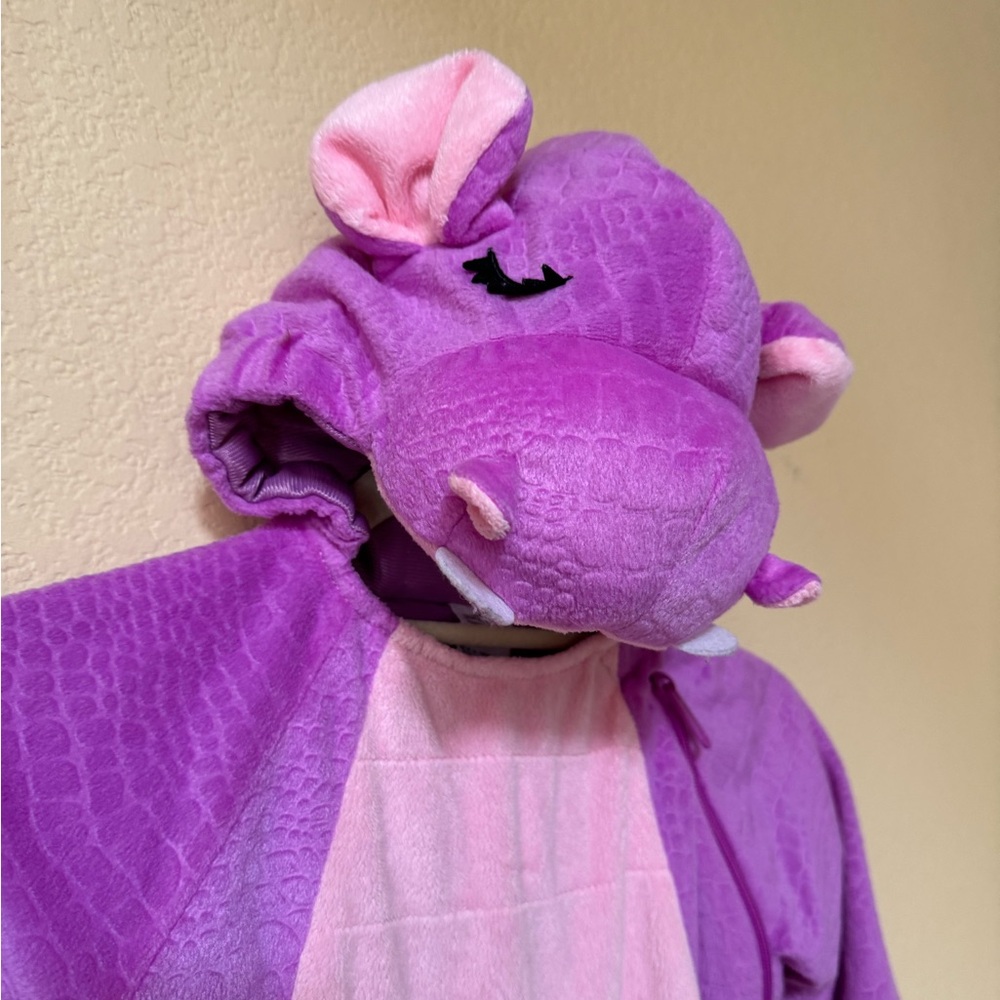Hippo Hippopotamus Purple Halloween Costume 18-24 Months - Picture 3 of 7